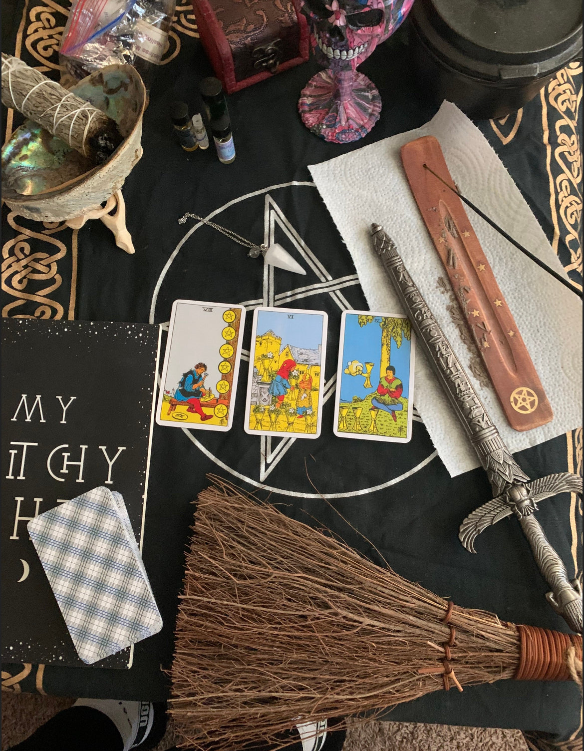 4x Spell Cast By Our Coven Elders Powerful Better Spirit Doll Communication Pendulum From Our Vault