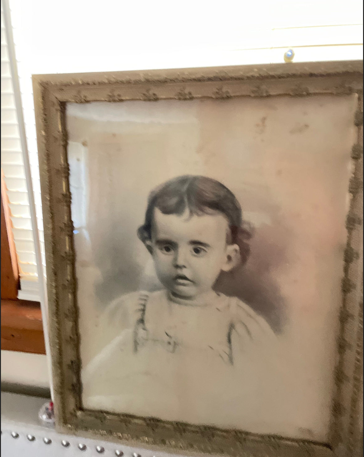 Antique Framed Portrait "Zana" Paranormal