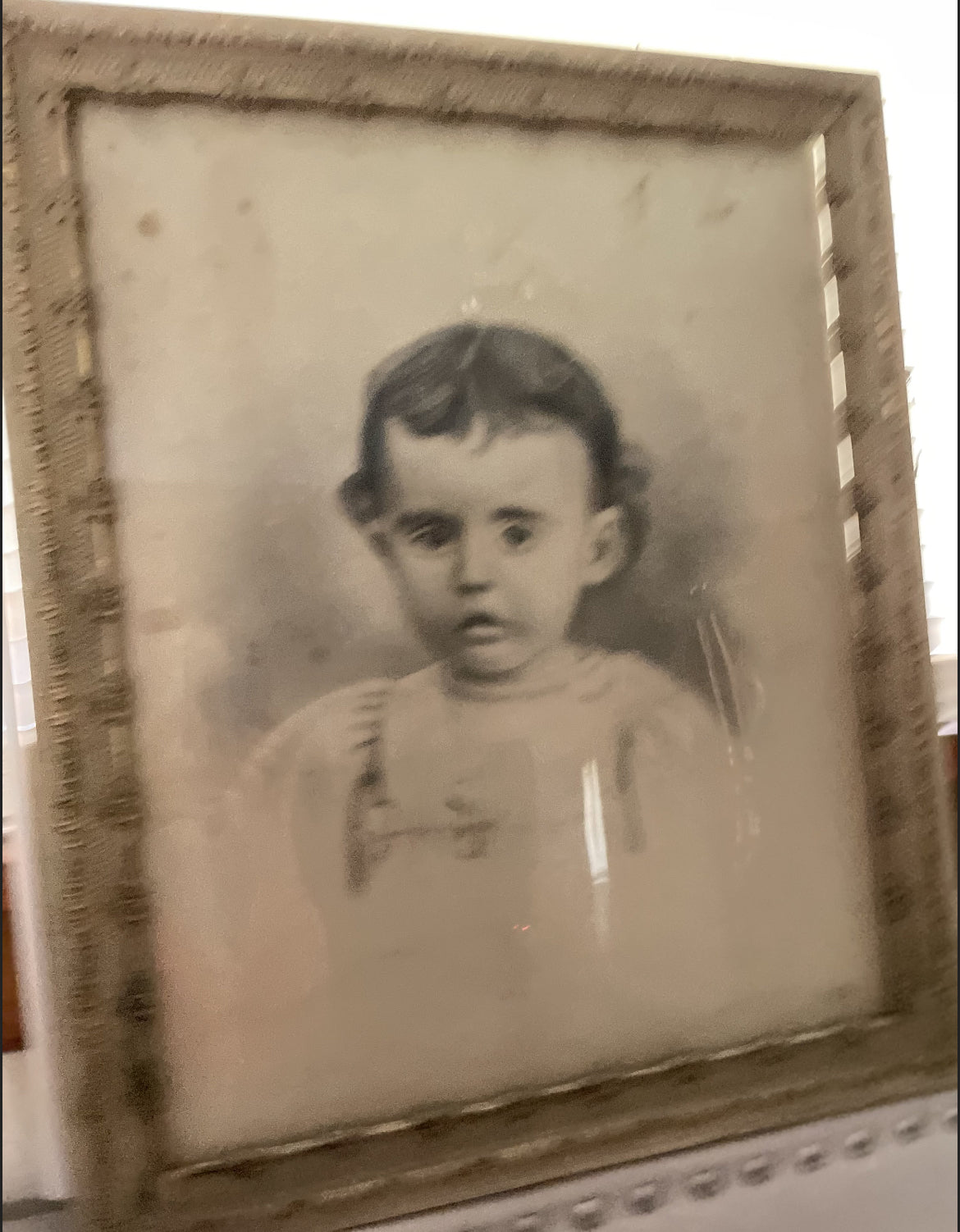 Antique Framed Portrait "Zana" Paranormal