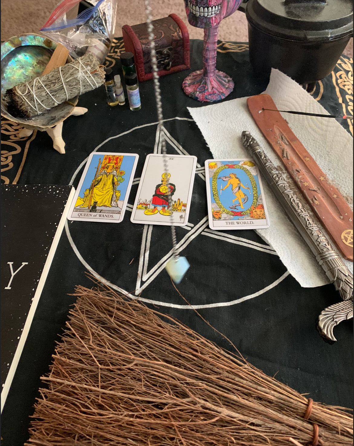 4x Spell Cast By Our Coven Elders Powerful Better Spirit Doll Communication Pendulum From Our Vault