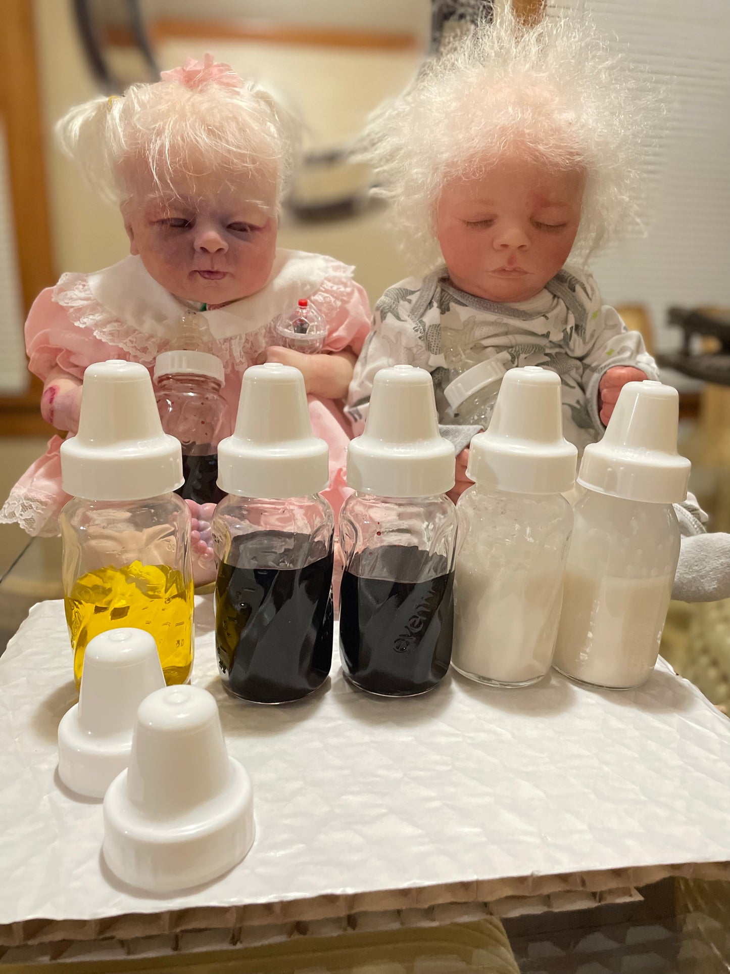 Reborn Baby Blood Milk Apple Juice Bottles Glass Or Plastic You Choose Premade By Spirittospirits