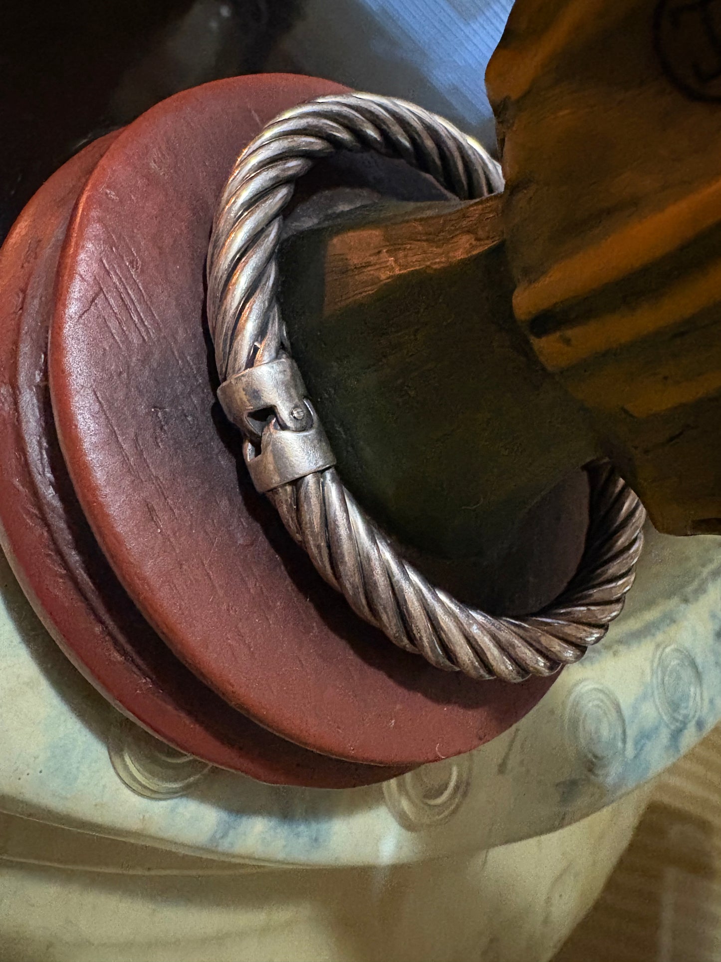 🜂 Az’hariel’s Fast Wealth Talisman (Ancient Djinn Prosperity Vessel — Spirit-Bonded Sterling Bracelet)