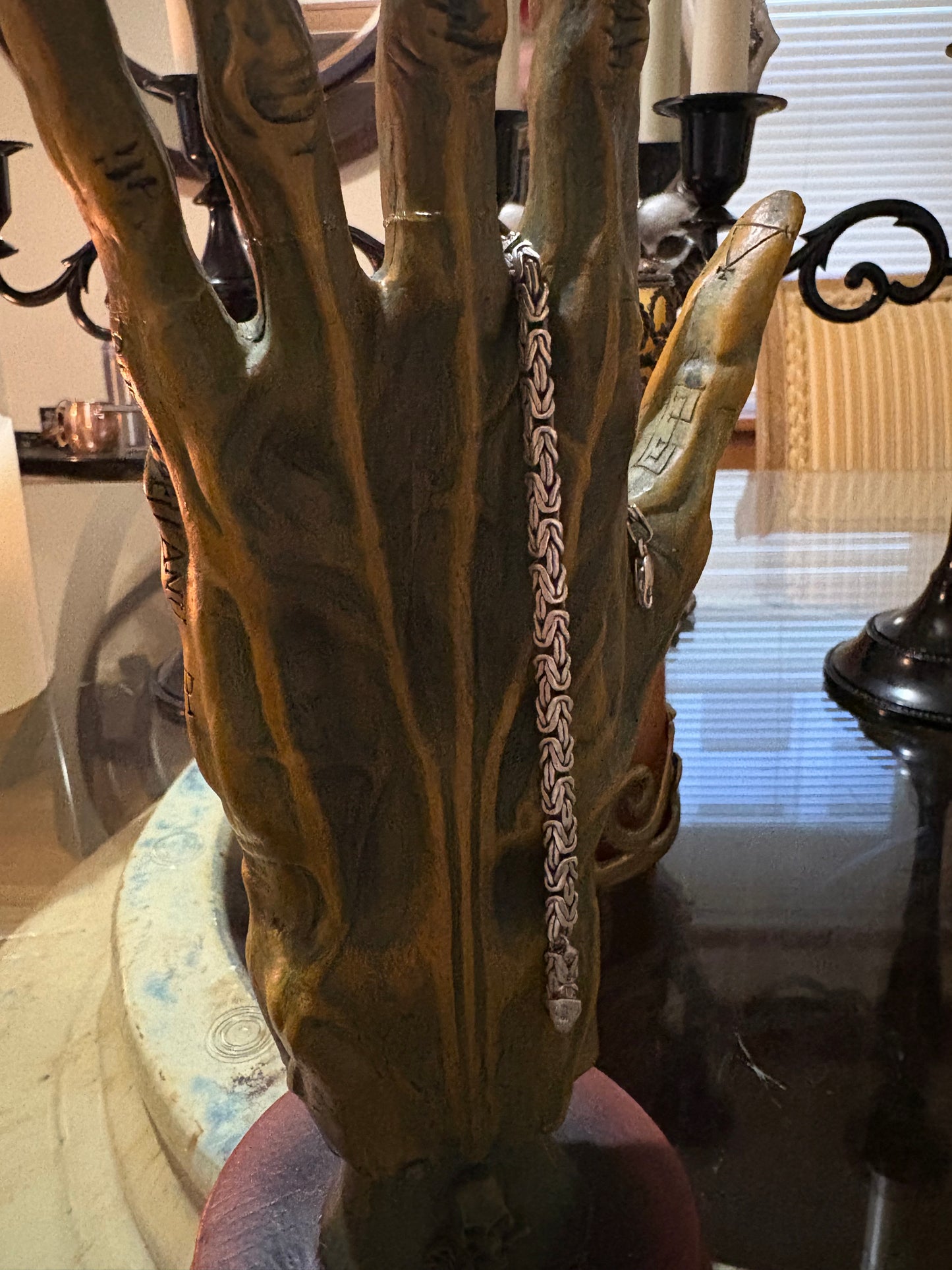 Antique Sterling Silver Radiance Bracelet – Vault-Coven Spell Cast for Calm, Balance & Fortune