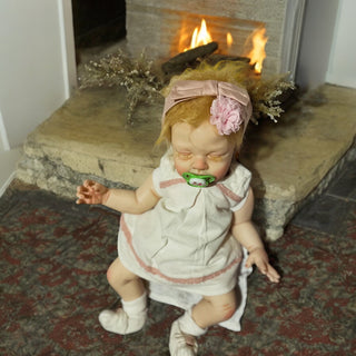 Meet Our Graveyard Spirit “Dynasty” Tag- along Clingy Little Soul Attached To Haunted Reborn Baby Doll Active Positive Apparitions Seen Orb