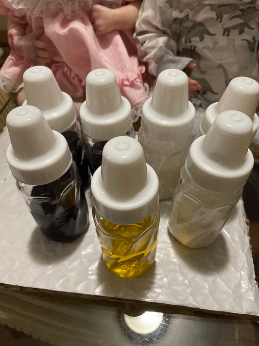 Reborn Baby Blood Milk Apple Juice Bottles Glass Or Plastic You Choose Premade By Spirittospirits