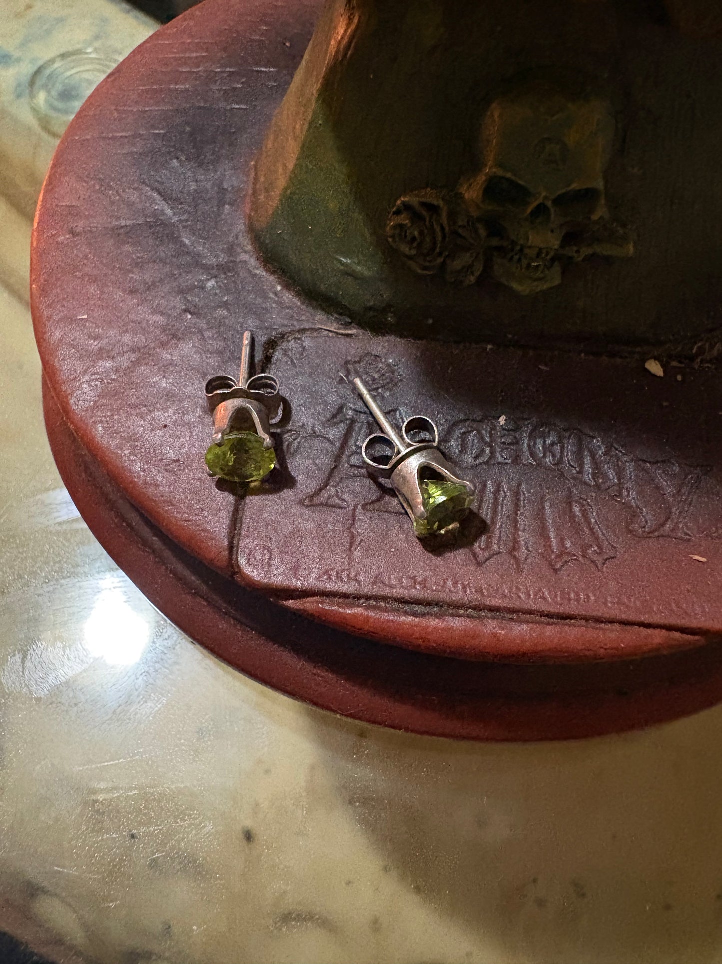 Coven Spell Cast Vintage 925 Sterling Silver Magickal Peridot Stone Jewelry Set- Fully Charged Ring, Bracelet & Earrings | Prosperity & Renewal Amulet