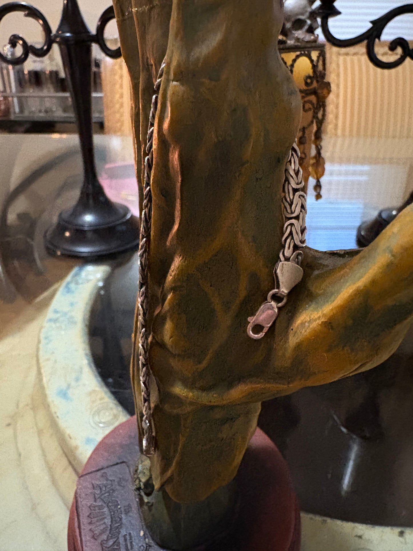 Antique Sterling Silver Radiance Bracelet – Vault-Coven Spell Cast for Calm, Balance & Fortune