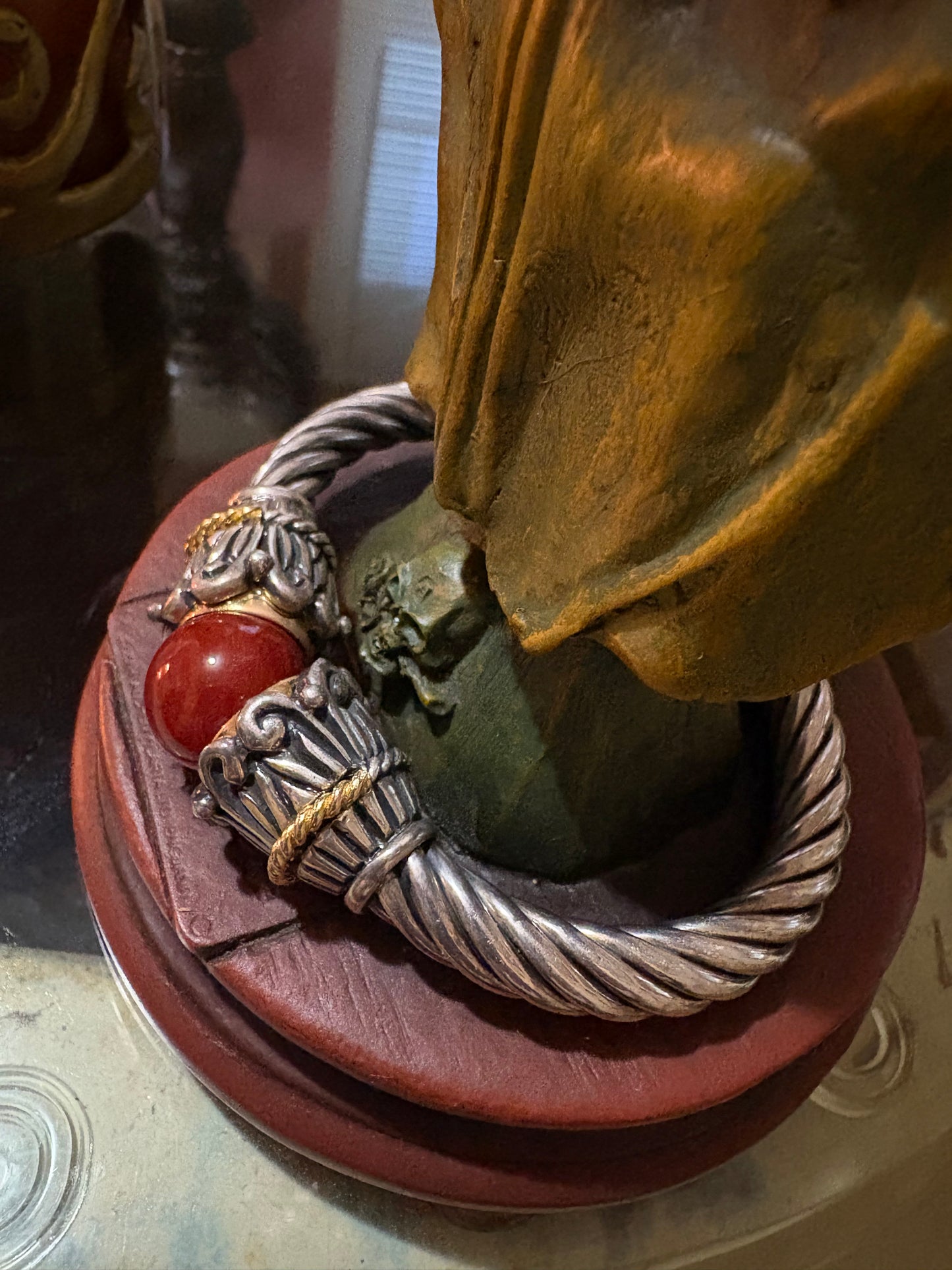 🜂 Az’hariel’s Fast Wealth Talisman (Ancient Djinn Prosperity Vessel — Spirit-Bonded Sterling Bracelet)